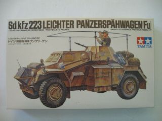 Vintage Tamiya 1/35 Sd.  Kfz.  223 Leichter Panzerspahwagen (fu) Mm162