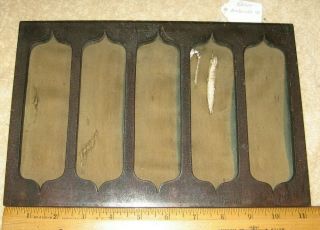 Antique Edison Amberola 50 Phonograph Wood Wooden Grille Grill Stock I