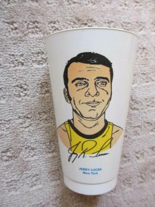Vintage 1972 7 - 11 Slurpee Cup Jerry Lucas York Knicks Nba
