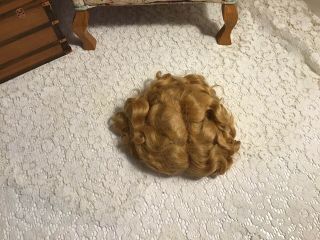 Vintage Blonde Mohair Doll Wig - Shirley Temple?