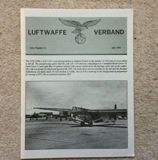 Luftwaffe Verband Issue No.  15 July 1998 - Barry Rosch