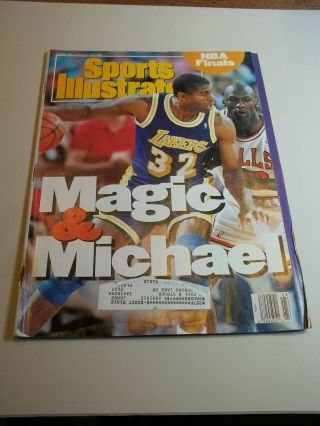 1991 June 10 Sports Illustrated Chicago Bulls Basketball Michael Jordan Cover