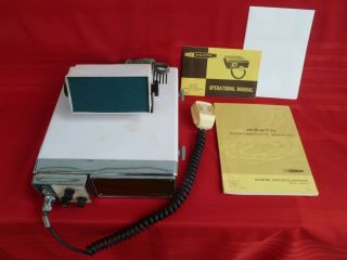 Vintage Heathkit Mww - 18 Vhf Marine Radiotelephone With Microphone & Both Manuals