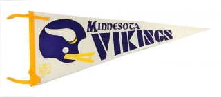 1970 Minnesota Vikings Vintage Full Size Pennant Nfl