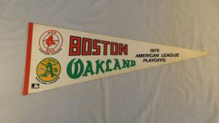 1975 Boston Red Sox Oakland Athletics A 