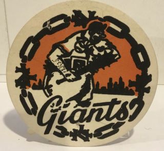 Vintage 50’s N.  Y.  Giants Baseball Jacket Patch