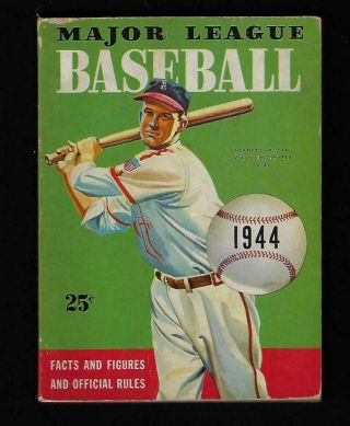 1944 Major League Baseball Facts Figures 1943 Season,  Stan Musial - Ex,