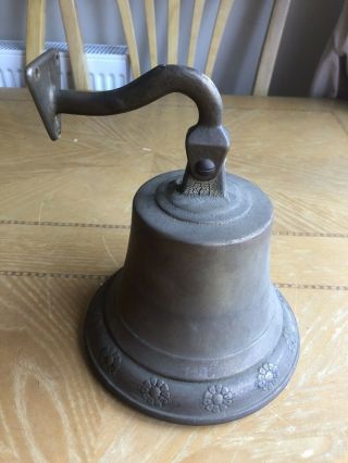 Old Nautical Antique Ships Bell Copper Or Brass I Don’t Know? Merchant Navy Boat