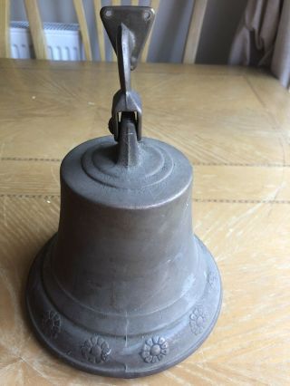Old Nautical Antique Ships Bell Copper Or Brass I Don’t Know? Merchant Navy Boat 2