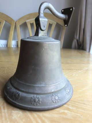 Old Nautical Antique Ships Bell Copper Or Brass I Don’t Know? Merchant Navy Boat 3