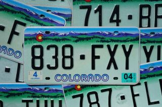 One Or More - Colorado Purple Mountains License Plate