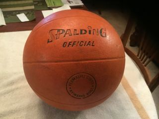 Vintage Spalding Official Permalite Cover Basketball