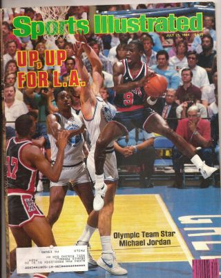 Sports Illustrated July 23,  1984 Michael Jordan Olympics