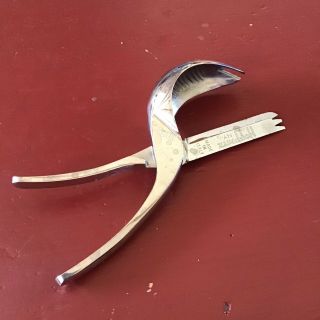 Vintage Hoffritz All Metal Clam Opener Made In Italy Euc