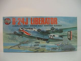 Vintage Airfix 1/72 B - 24j Liberator 05006 - 3