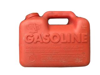 Vtg Chilton 1 Gallon 6 Oz Pre - Ban Vented Plastic Gas Can P10 Very No Spout