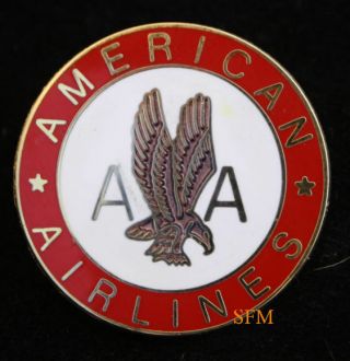 American Airlines Logo Lapel Hat Pin Aa Tie Tac Pilot Stewardess Aircrew Eagle