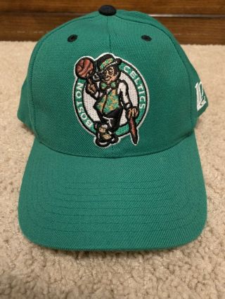 Vintage Boston Celtics Logo Athletic Snapback Hat Nba