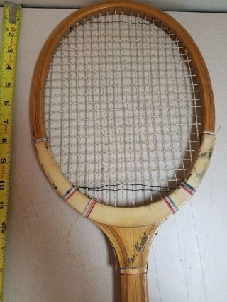 Vintage Macgregor Pro Model Wooden Tennis Racket Racquet Custom Crafted