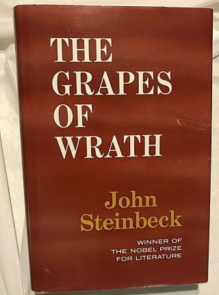 John Steinbeck The Grapes Of Wrath Vintage Book Club Edition