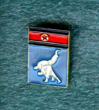 Judo North Korea Federation Association 1972 Munich Olympics Stick Old Pin