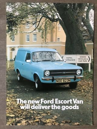 1975 Ford Escort Van British Sales Brochure