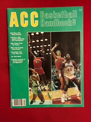 Acc Basketball Handbook 1976 - 77