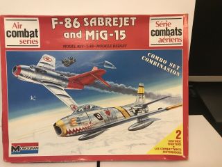 Monogram 1/48 F - 86 And Mig - 15 Models