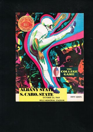 1969 Albany State Rams Vs South Carolina State Bulldogs College Football Program