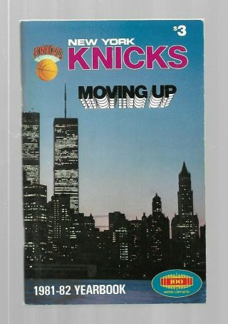 1981 - 82 York Knicks Basketball Media Guide Vg