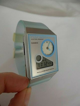 Vintage Casio Film Watch Fs - 04 Illuminator