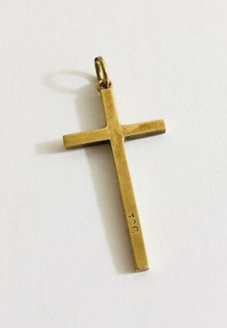 Antique Victorian 9ct Gold Cross Pendant