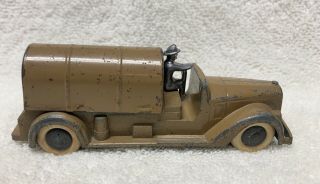 Vintage Tootsietoy Army Truck 3.  5” Khaki
