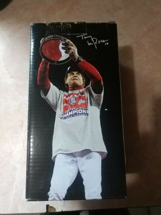 Tony Larussa Retirement Figurine St Louis Cardinals Sga 5/11/2012