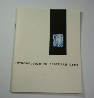 Vintage Introduction To Brazilian Gems Vintage Booklet H Stern Rio De Janeiro