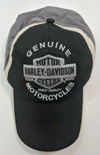 Harley Davidson Motor Cycles Baseball Hat W/ American Classic Patch One Size All