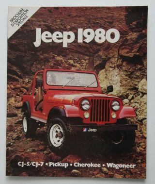 Jeep Full Range 1980 Dealer Brochure - French - Canada - St501000118 Cj5 Cj7