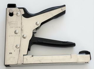 Vintage Sears Craftsman Heavy Duty Staple Gun Tacker 9 - 68469