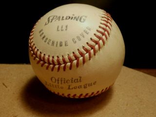 Vintage Spalding Official Little League Baseball Lli Horsehide Cover