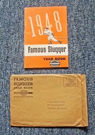 1948 Famous Slugger Yearbook By Louisville Slugger / Louisville,  Ky.  / 64 Pages.