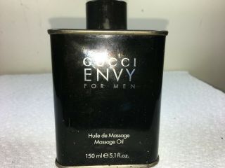 Gucci Envy For Men Massage Oil 5.  1 Fl Oz Vintage See Details