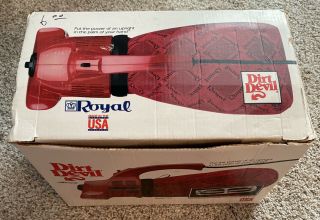 Royal Dirt Devil Hand Vac Handheld Vacuum Model 103 - Vintage 1990 - Made In Usa