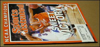 4/14/2003 Sports Illustrated Carmelo Anthony Syracuse NCAA Champs Sammy Sosa 500 3