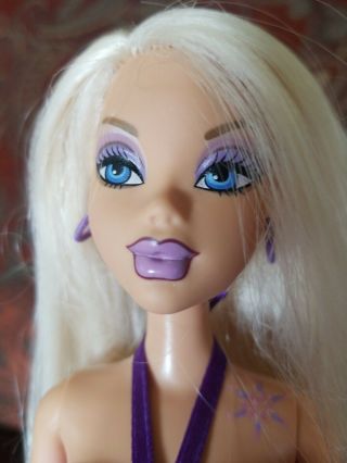 Barbie My Scene Kennedy Doll Rare Blonde Blue Eyes Purple Makeup