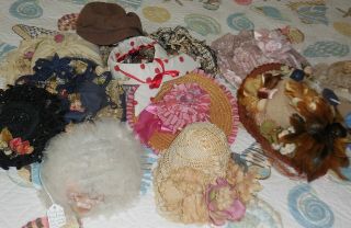 Vintage Baby Doll Hats Signed By Maker