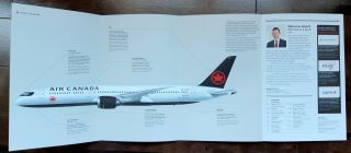 Air Canada Rouge Airbus,  Bombardier,  Boeing 737,  787 Dreamliner Aircrafts Booklet