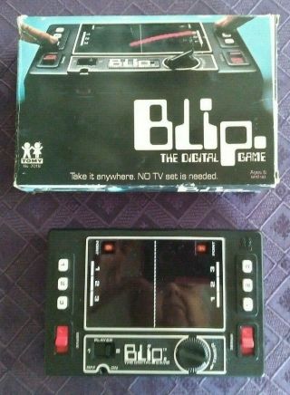 Vintage 1977 Tomy Blip The Digital Game Box & Instructions