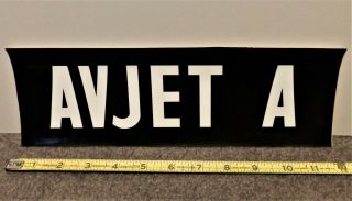 Vintage Aviation Avjet A Decal - N.  O.  S.  - 12 " X 4 "