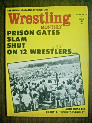 Wrestling Monthly 9/73 Bruno Jv Ann Gunkel Sherri Lee Poffo Tolos Andre