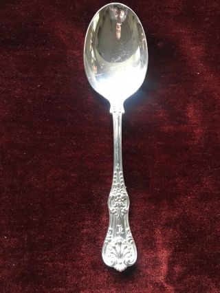 Tiffany English King Sterling Vegetable Spoon